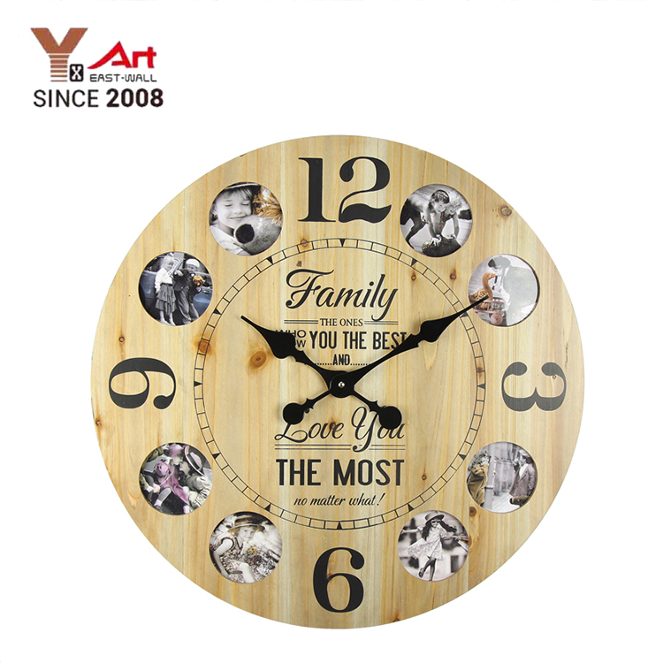 Nice Quality Direct Factory Price Vintage Style Antique Wooden Pendulum Wall Clock