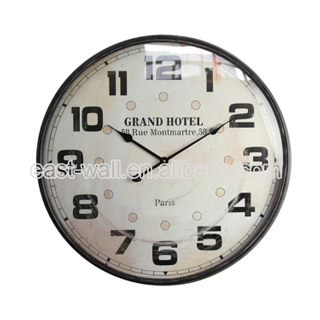 Vintage Design Decorative Mdf Fancy Decorative Wall Clock Draw Clocks