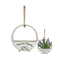 New Product Hot Sale Flower Half Round Hanging Wall Flower Basket