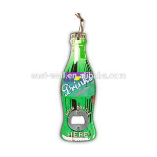 Printed Paper Sticked MDF Vintage Custom Beer Bottle Openers
