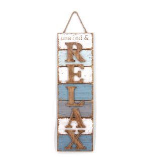 Custom Color Hanging Wall Decor Plaque Wood Word Sign