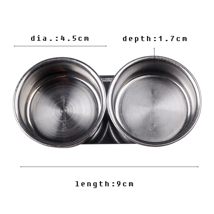 Double Cup Stainless Steel Dipper Dia. 4cm