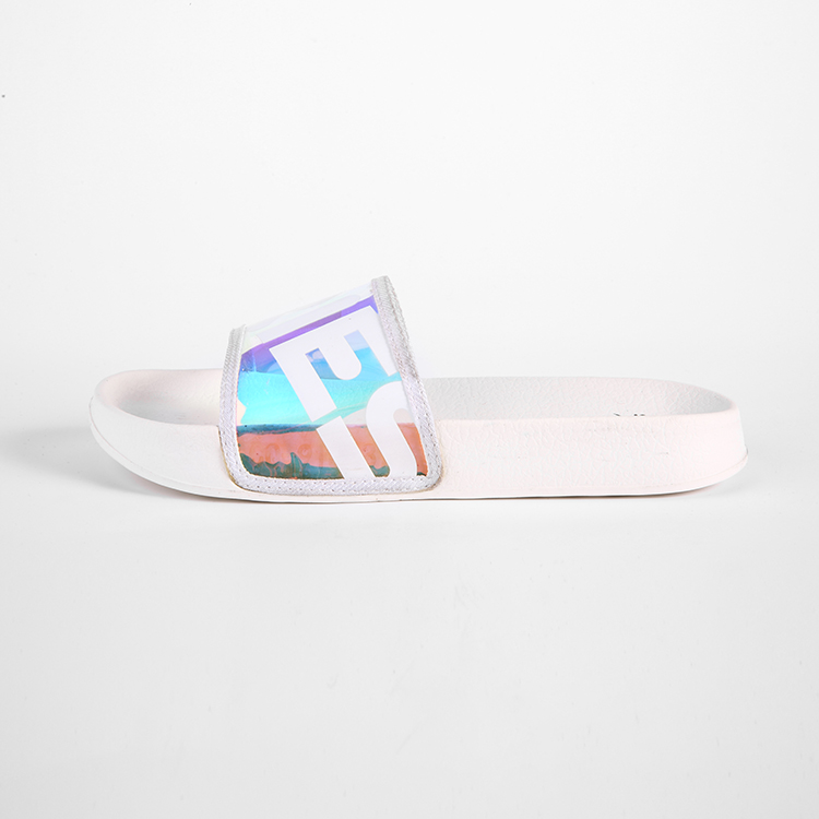 AHS020 Zapatilla de diapositiva de arco iris para mujer de alta calidad