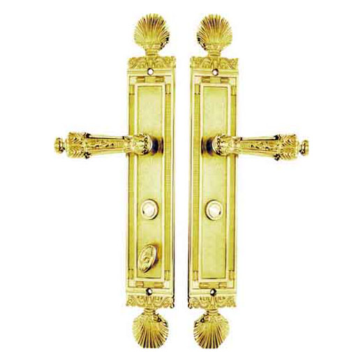 LS07 Gold Plated Zinc European Style Main Interior Door Handle 