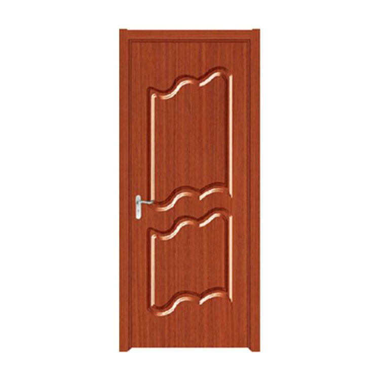 FPL-4010 New Product Interior MDF Wood Turkish PVC Door Design 