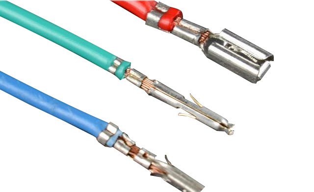 open barrel terminals crimping