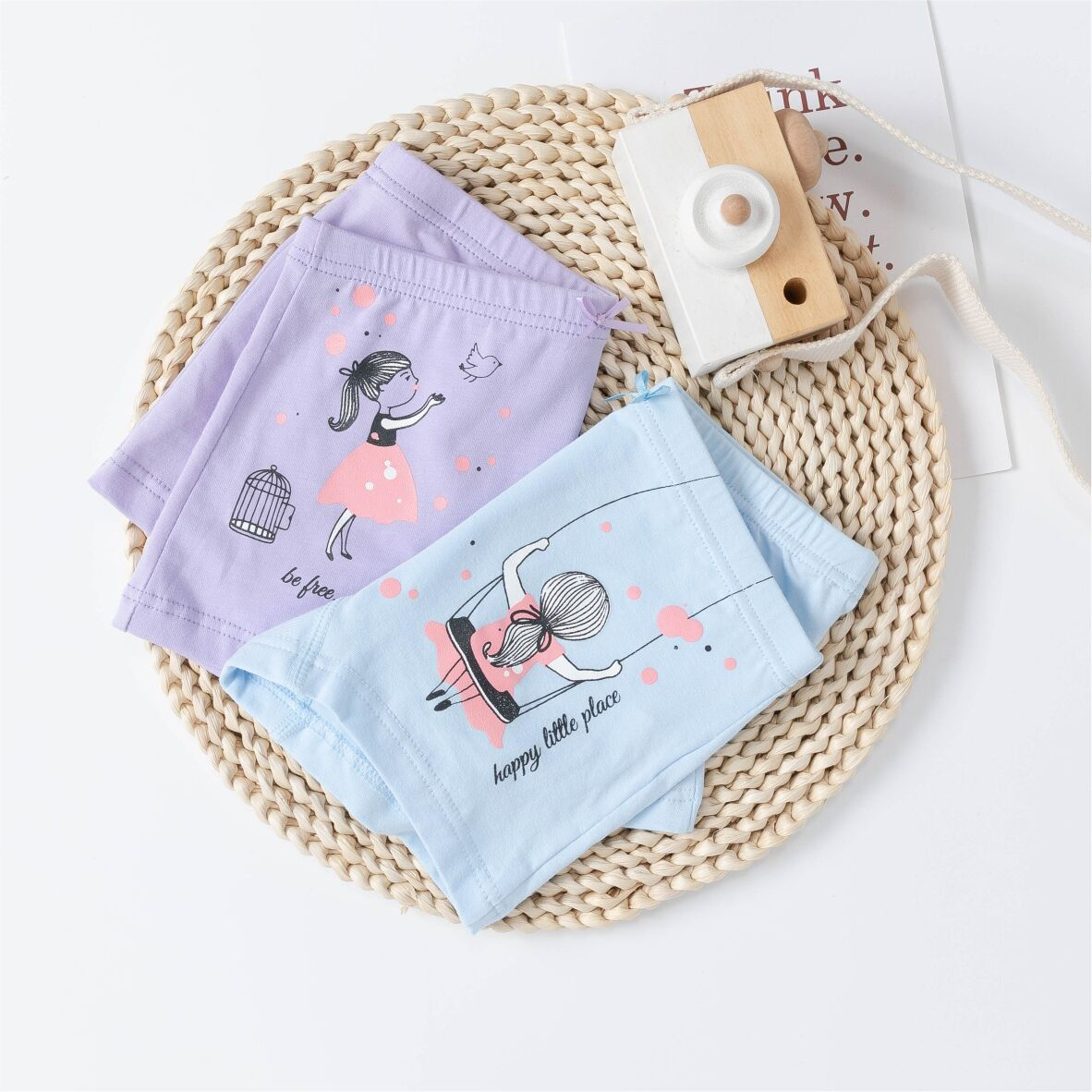 New Design Kids Boy Girl Underwear For Baby Children's Boxer Underpants Briefs Pants For 2-12 years old