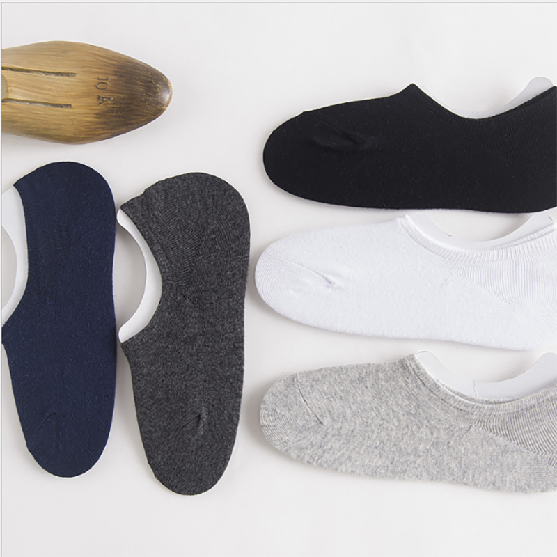 Factory supply women cotton footie socks invisible hidden boat socks slip cotton men invisible ankle low cut liner sock
