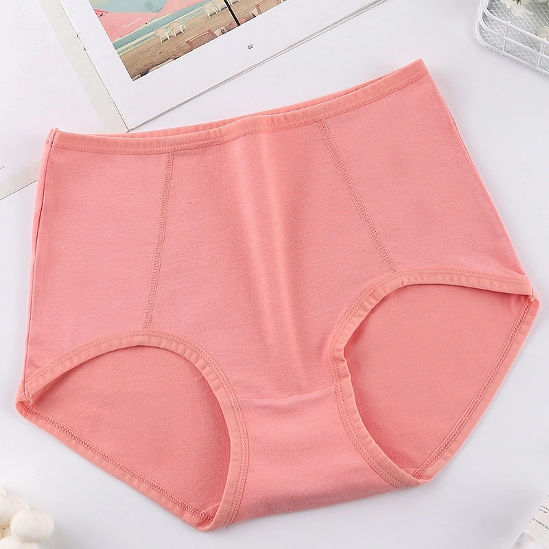 L-XL Women briefs high waist plus size cotton underwear breathable and comfortable soft cotton women's panties