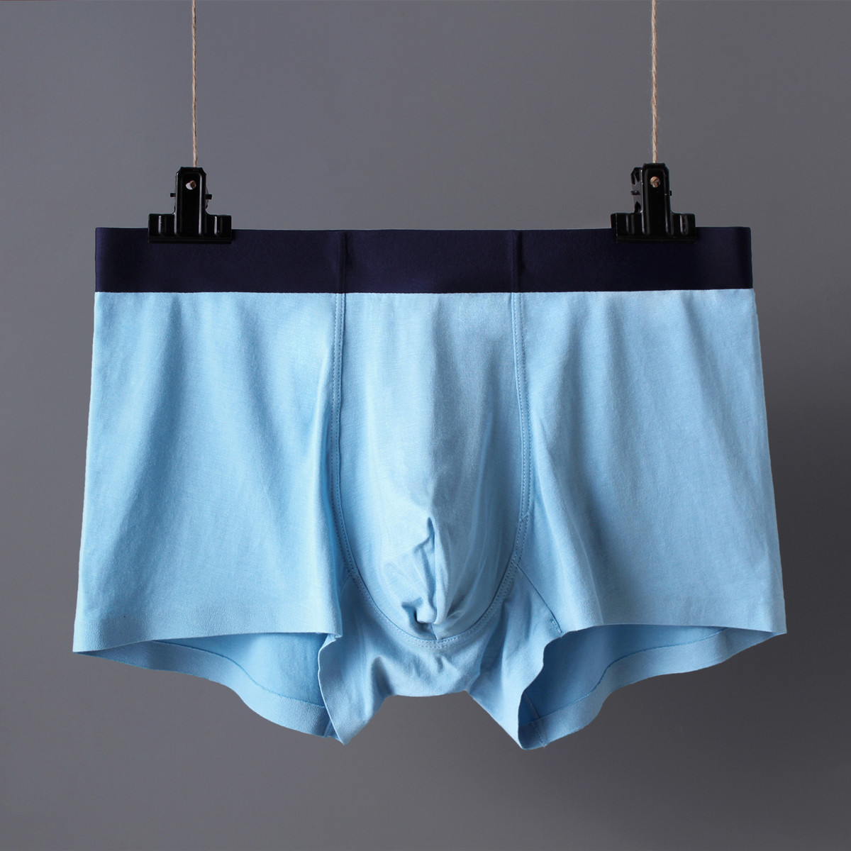 Manufactroy OEM Design Modal Men's briefs breathable soft solid color briefs men's boxer sexy shorts