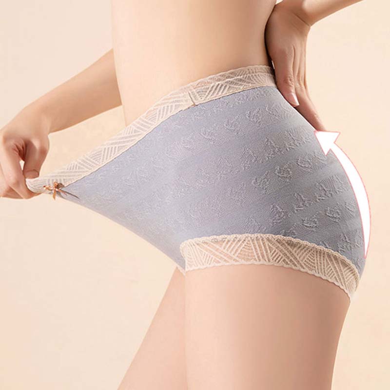 Custom High Quality Colorful 95% Cotton 5% Spandex with Lace Sexy Fancy Woman Underwear