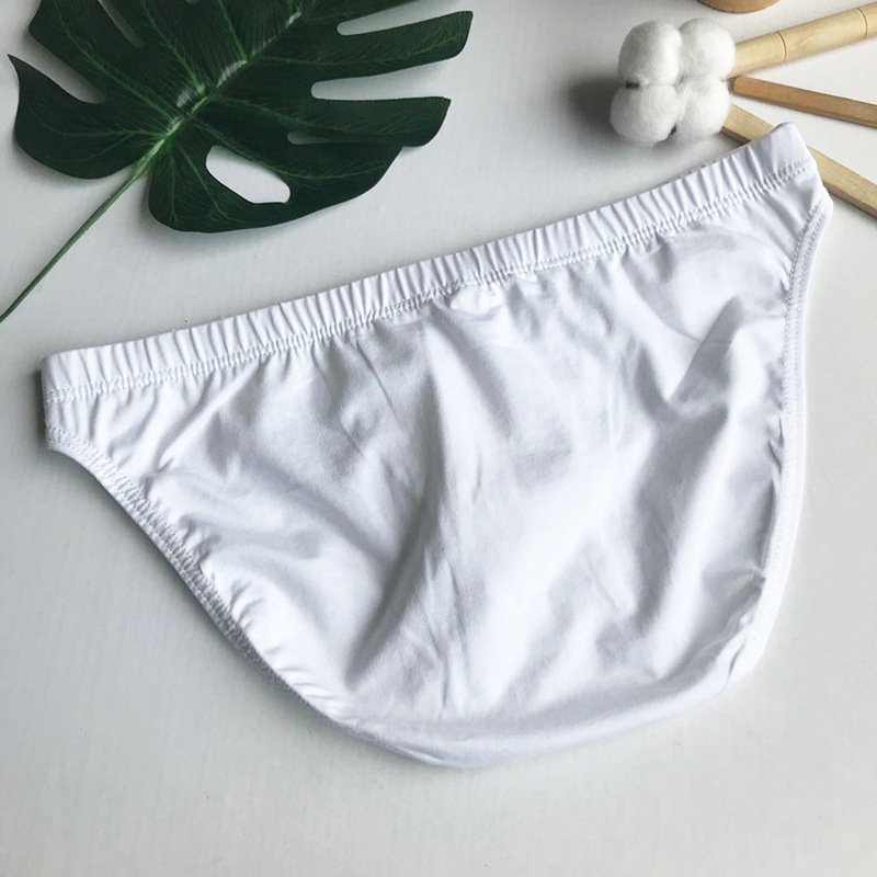 Amazon Hot selling Sexy Men's Solid Color Briefs U-Convex Plus Size Cotton Sexy Underwear Classic Low Rise Hip Brief Bikinis