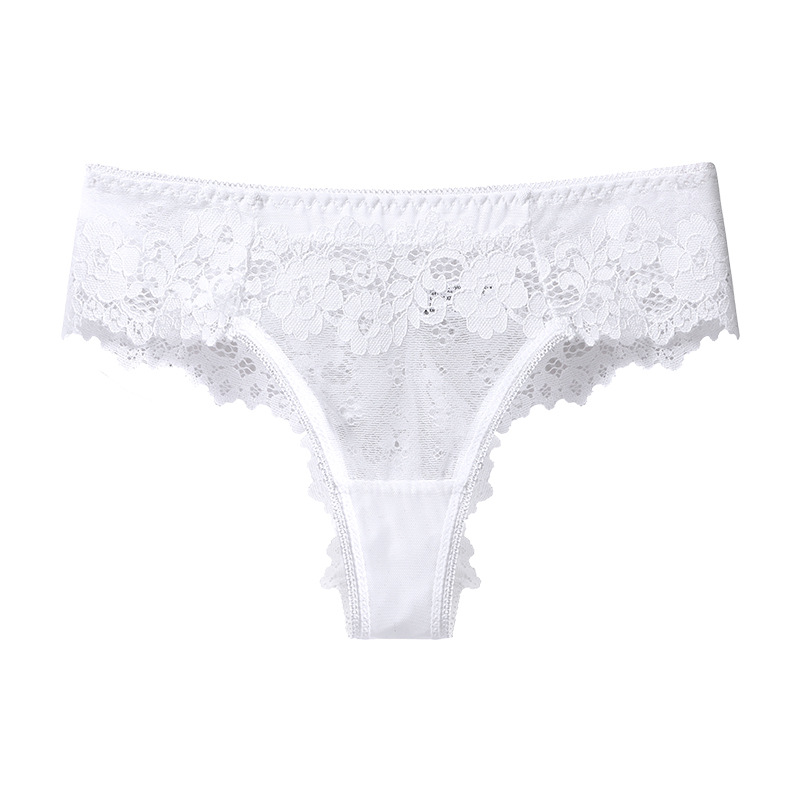 Manufacture women Lace low Waist Panties Brief Soft Seamless With Lace Underwear Panties Ladies Seamless Panty