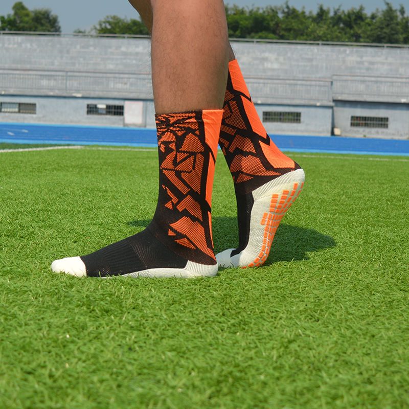 High Quality Sports Non-slip Grip Football Socks Non Anti Slip Crew Knee High Breathable Soccer Socks
