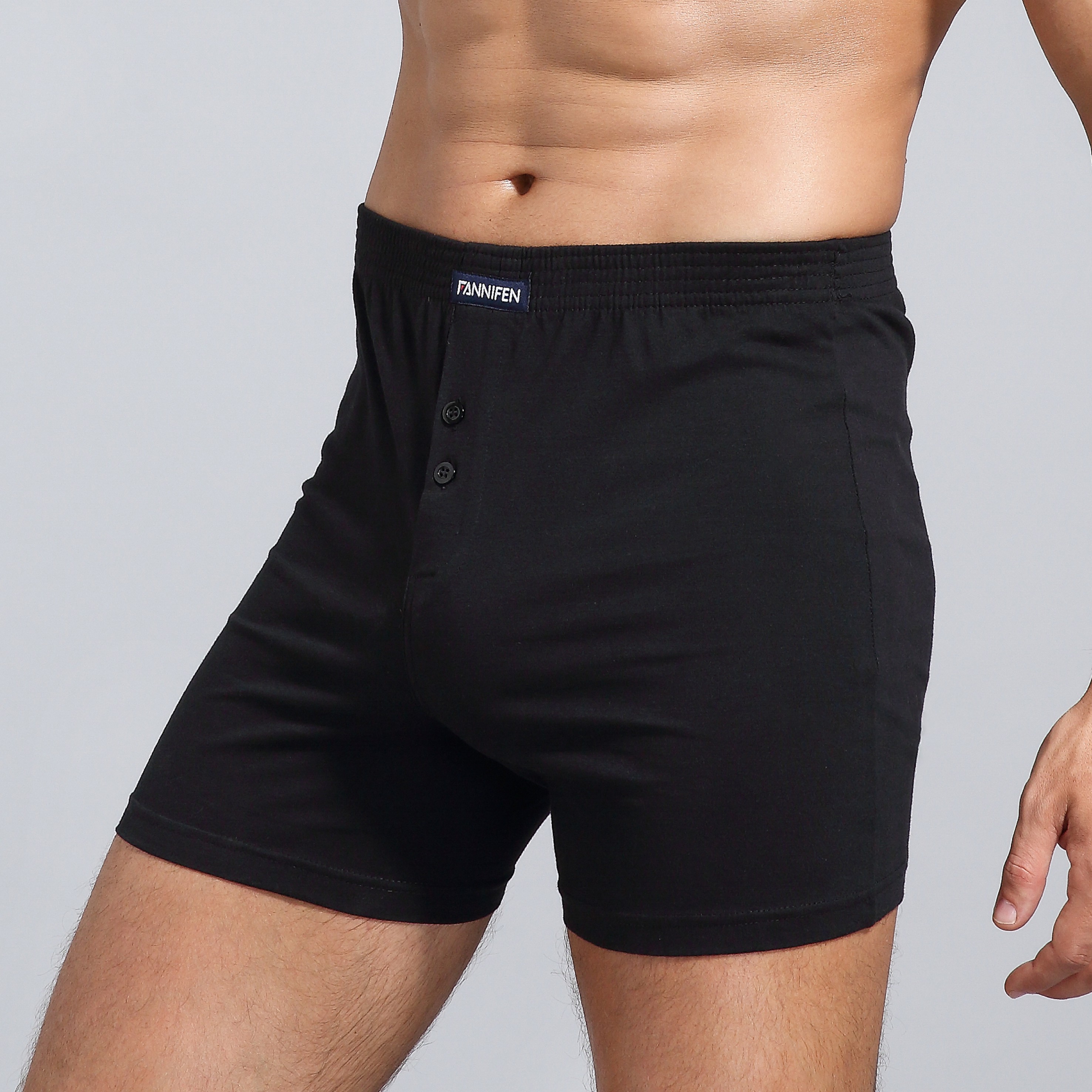 Factory New Custom Gym Sports Long-leg Boxer Shorts Mens Cotton Underwear Own Logo
