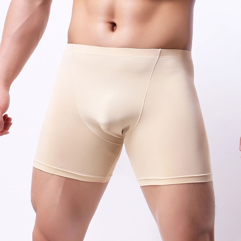 Wholesale Men's Comfortable Breathable Stretch Boxer Shorts Mid-waist Soft Cooling Boxer Brief