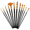 12pcs Acrylic Paint Brushes Artist Nylon Brush Set