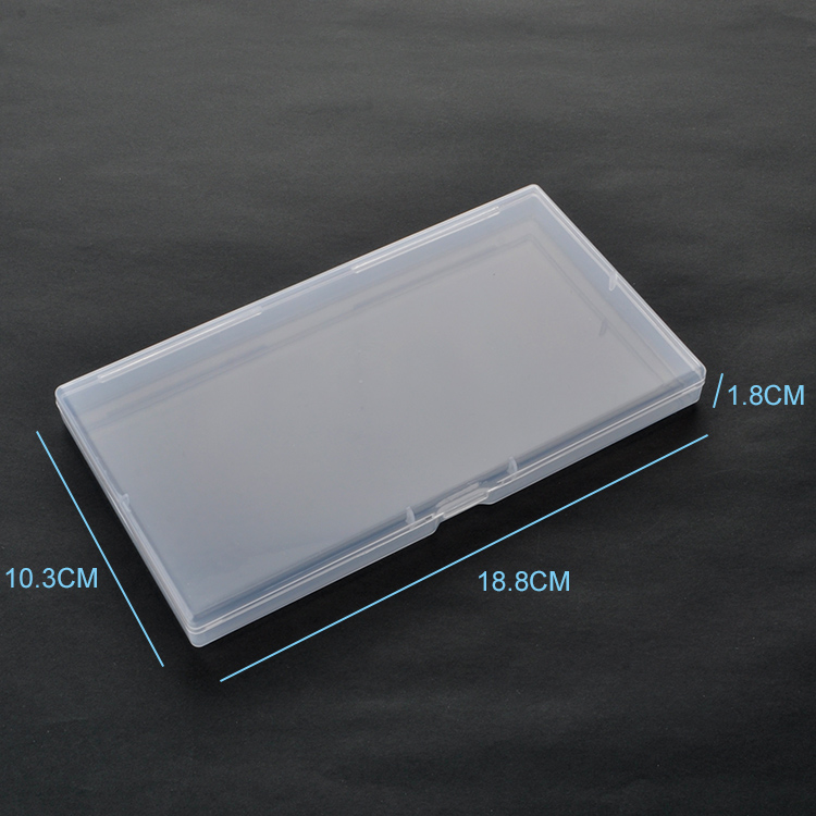 Empty Plastic Organizer Box 18.8x10.3x1.8cm