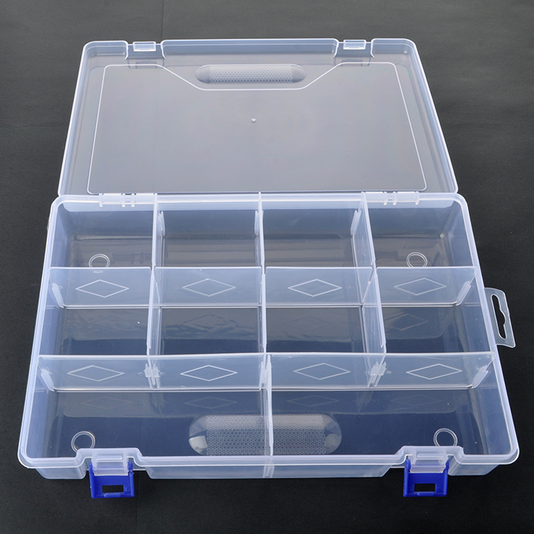 10 Grid Plastic Organizer Box 30x20x6cm