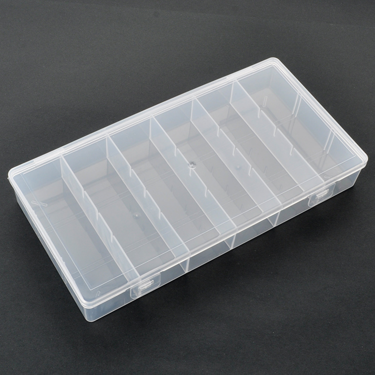 6 Grids Plastic Organizer Box 21x11x3.3cm