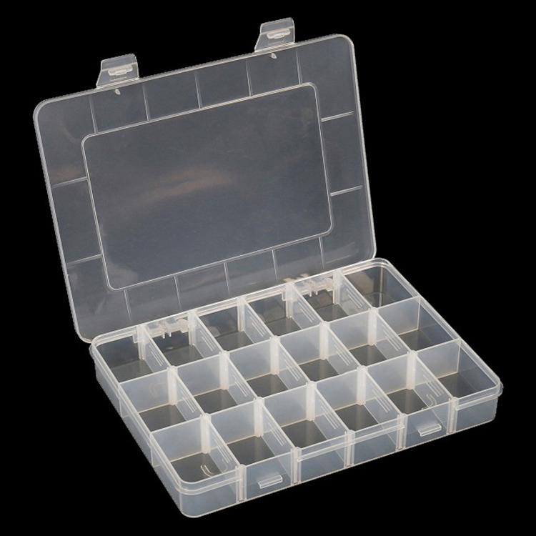 18 Grid Plastic Organizer Box 20x16x3cm