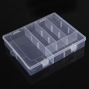 5 Grid Plastic Organizer Box 21x17x4cm