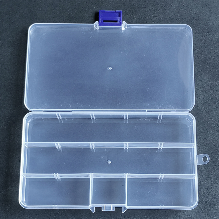 5 Grid Plastic Organizer Box 17.3x10x2.2cm