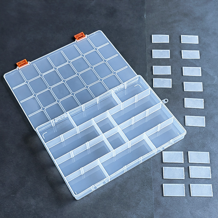 28 Grids Plastic Organizer Box 27x18.6x3cm