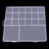 20 Grid Plastic Organizer Box 19x17x1.8cm