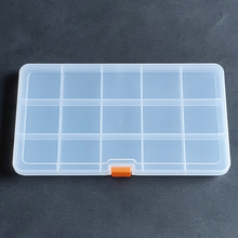 15 Grids Plastic Organizer Box 20.1x11.1x1.8cm