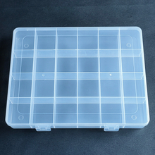 24 Grid Plastic Organizer Box 26.2x20.8x3.5cm