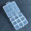 9 Grids Plastic Organizer Box 10.2x9.7x1.8cm