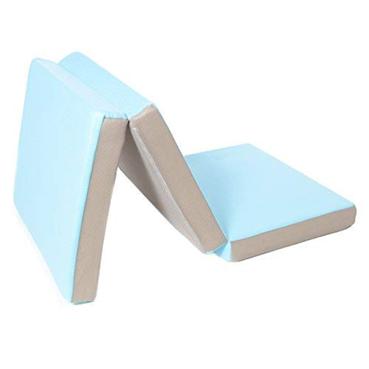 CPS 3D Light Blue Comfort Baby Folding Mattress