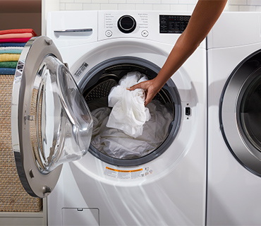 Quel réglage pour mettre des draps sur la machine à laver