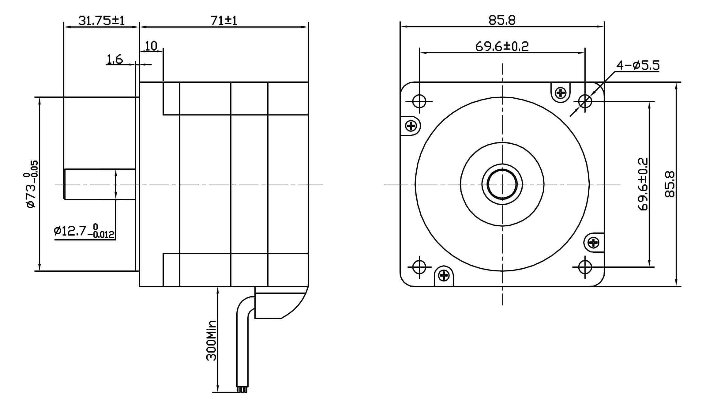 brushless motor hall sensor Hallův bezkomutátorový motorový senzor