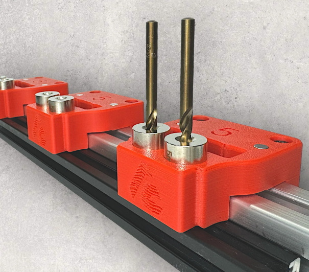aluminum extrusion drill jig_2 Aluminium-Strangpressbohrvorrichtung_2
