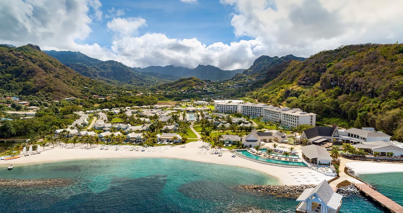 Projeto de resort de luxo ecológico Sandals Saint Vincent no Caribe