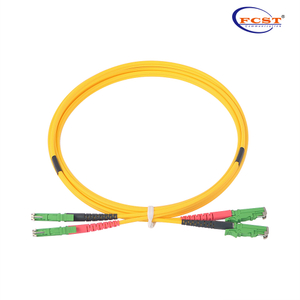 E2000APC-E2000APC Cable de conexión de fibra óptica a dos caras SM 2m PVC 2.0mm