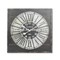 Black Color Antique Wooden Wall Clock One Second Accuracy Square Wall Clock