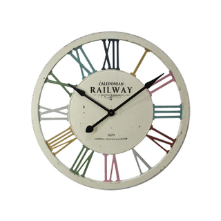 Customized Design Old Fashioned Vintage MDF Round Wall Clock