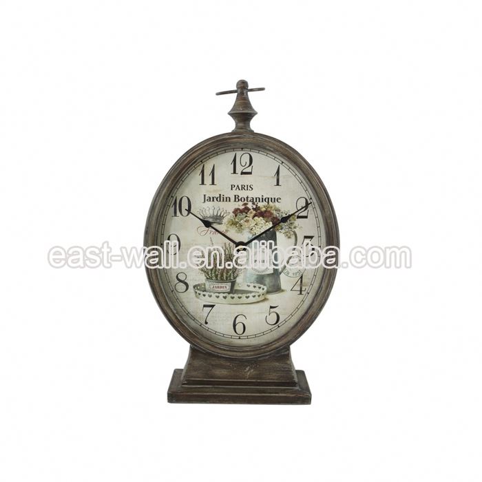 Hot Sell Cheap Price Old Fashioned Vintage Iron Digital Desktop Clock Free Download
