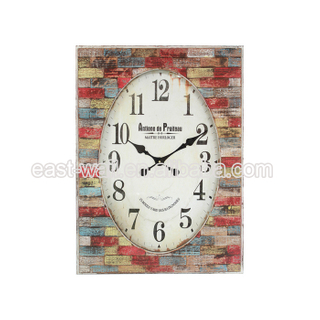 Promotional Custom Design Art Work Craft Antique Style Wall Clock Kits