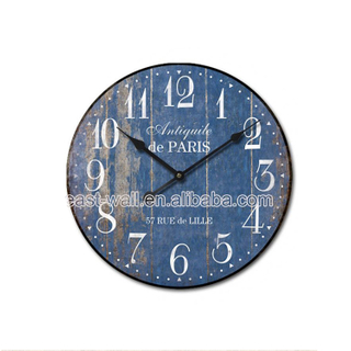 Factory Direct Price Retro Iron Wall Famous Brand Clock Digital Display