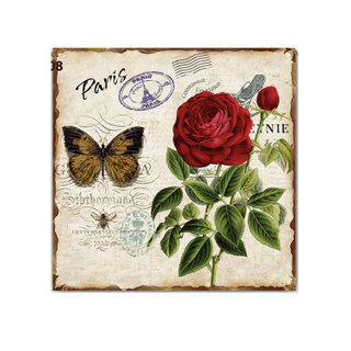 Low Price Custom Printed Creative Items Decorative Metal Wall Signs Cast Iron Welcome Sign