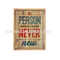Clearance Price Vintage Design Custom Printing Logo Wood Yard Sign