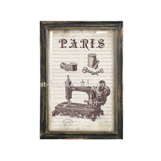 GB5604 Black Vintage Looking Wooden Mounting Plaques