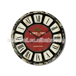 Good Price Old Fashioned Mdf Sound Decorative Wall Clock Seconds For Living Room