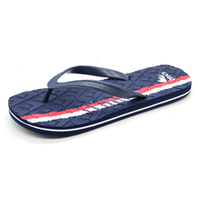 Raya mixta impresa masaje plantilla Flip Flop sandalias hombres deslizador AH-8E040 -Ories