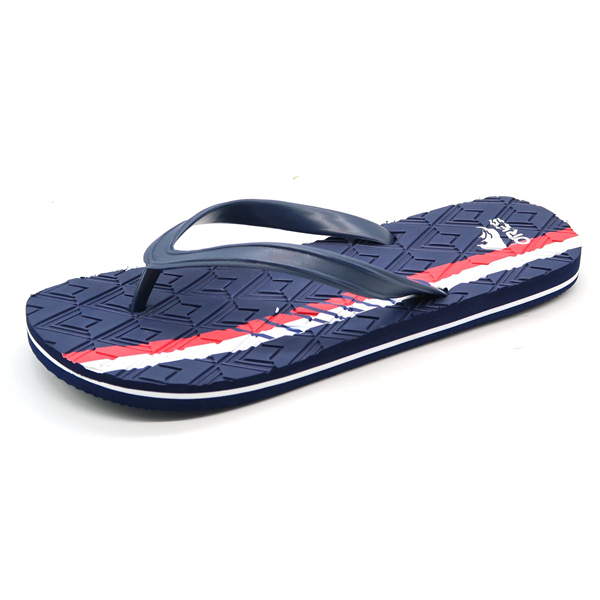 Raya mixta impresa masaje plantilla Flip Flop sandalias hombres deslizador AH-8E040 -Ories