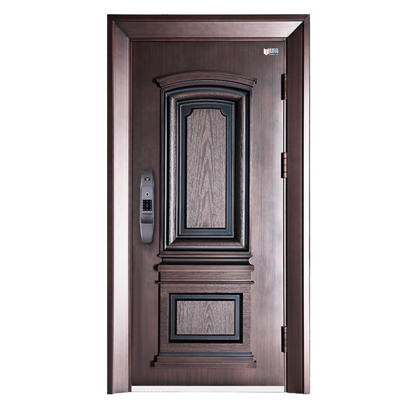 Anti-rust Steel Painted Steel Security Door 
